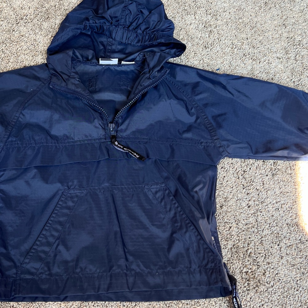 Size 4 blue raincoat